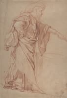 Standing Male Figure with Left Arm Extended