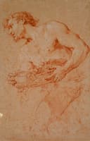 A Faun Carrying a Basket of Grapes, study for The Triumph of Bacchus
