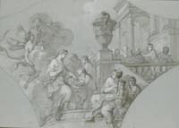 Psyche Hosted by the Nymphs on the Threshold of the Palace of Love