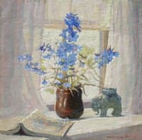 Larkspur in the Morning Light