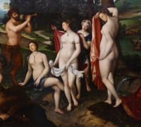 Le bain de Diane  detail