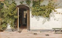 Entrance to an Inn in the Praestegarden