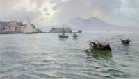 Fishing Boats in the Bay of Naples