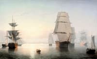 Boston Harbor, Sunset