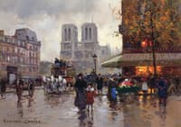 La Place Saint Michel, Notre Dame