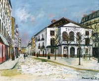 The Theatre de l'Atelier in the Snow