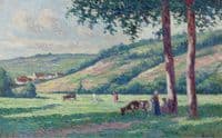 Landscape with Shepherds and Cows