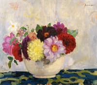 Coupe de dahlias
