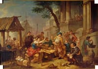 Story of Don Quixote 7 - Sancho and Seller of Hazelnuts