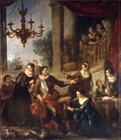 Story of Don Quixote - Don Quixote Attended by the Duchess’s Maids