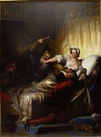 Scene in the Bedroom of Marguerite de Valois during the St. Bartholomew's Day Massacre
