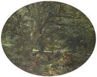 Peeling Oak Bark, Cadzow Forest