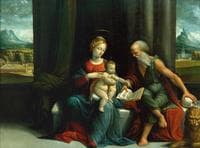 Madonna and Child with Saint Jerome