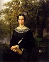 A Portrait of an Elegant Young Lady