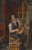 The Artist at the Easel