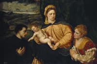 The Virgin and Child with Donors