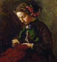 Effie with Foxgloves in Her Hair