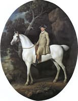 Self Portrait on a White Hunter