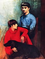 Self-Portrait with Renée and the Dog Kouski