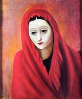 Woman in a Red Shawl