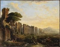 View of an Aqueduct in the Campagna near Rome