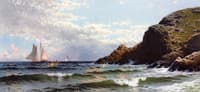 Schooner off Grand Manan Island