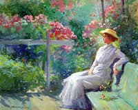 Lady in the Garden