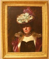 Woman in a Green Hat