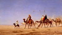 A Caravan Crossing the Desert