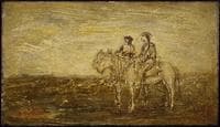 Indian Horsemen after Dawn