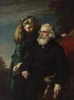 Henry Wadsworth Longfellow and his Daughter, Edith