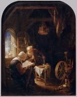 Woman Reading the Bible