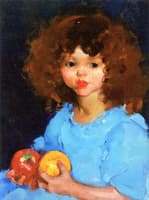 Girl with Fruit