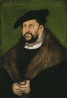 Portrait of Johannes the Steadfast, Elector of Saxony