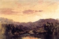 Sunset over Lake George