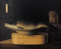 Still Life with Large Carp