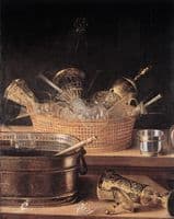 Still Life with Panier and Glasses