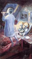 Mother and Children Diptych - Right Panel