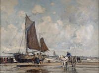 Fishermen Unloading the Catch