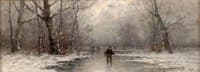 Winter Landscape with Wood Collectors