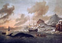 Dutch Whalers near Spitsbergen