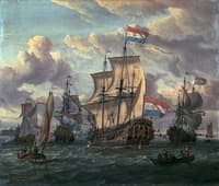 The Frigate "Pieter en Paul" on the IJ