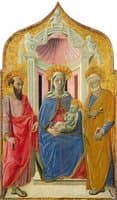 Madonna and Child Enthroned with Saints Peter and Paul