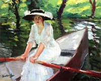Woman in Rowboat