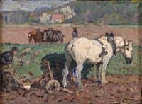 Farmer with Plow