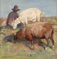 Summer Landscape with Goatherd