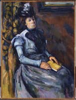 Seated Woman in Blue