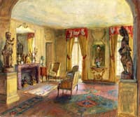 Salon of the Chateau du Breau