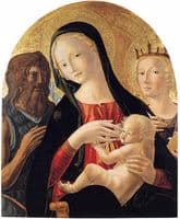 Madonna and Child with Saints John the Baptist and Catherine