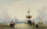 View of Portsmouth from Cowes, Isle of Wight
